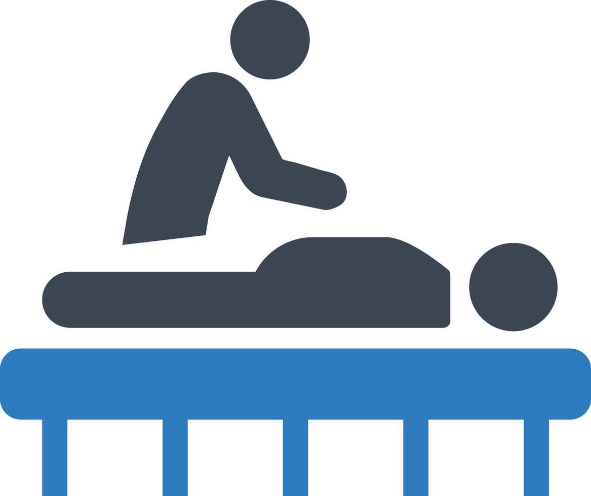 Massage physiotherapy icon vector