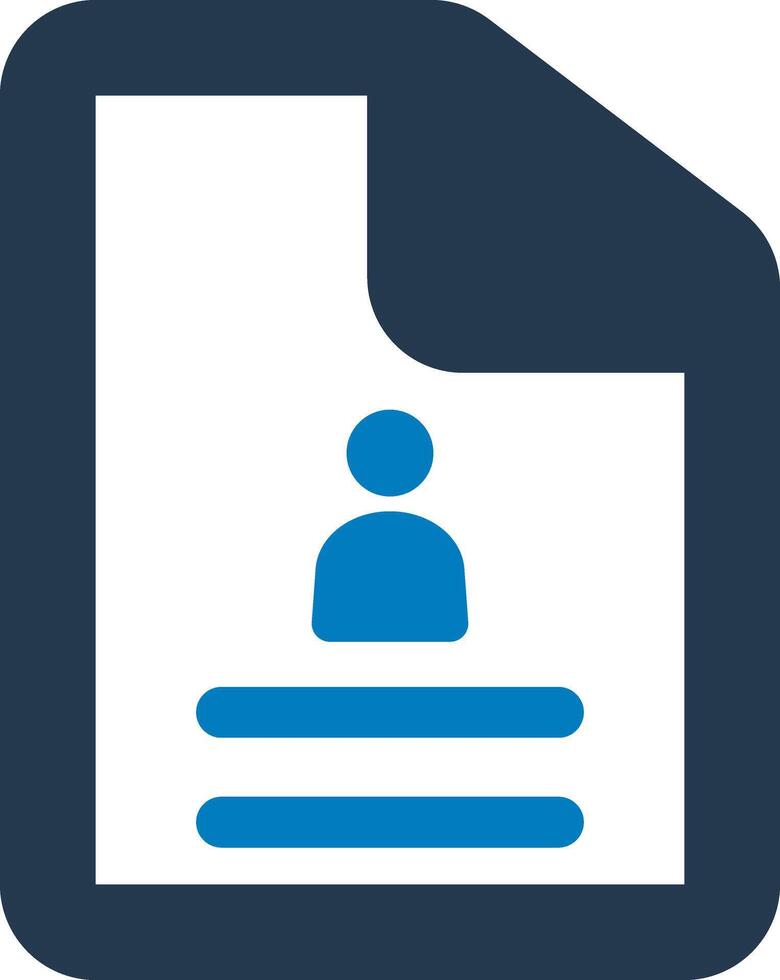 Resume job icon vector