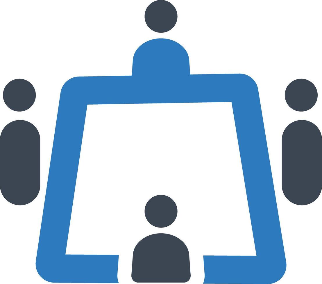 Business meeting icon vector