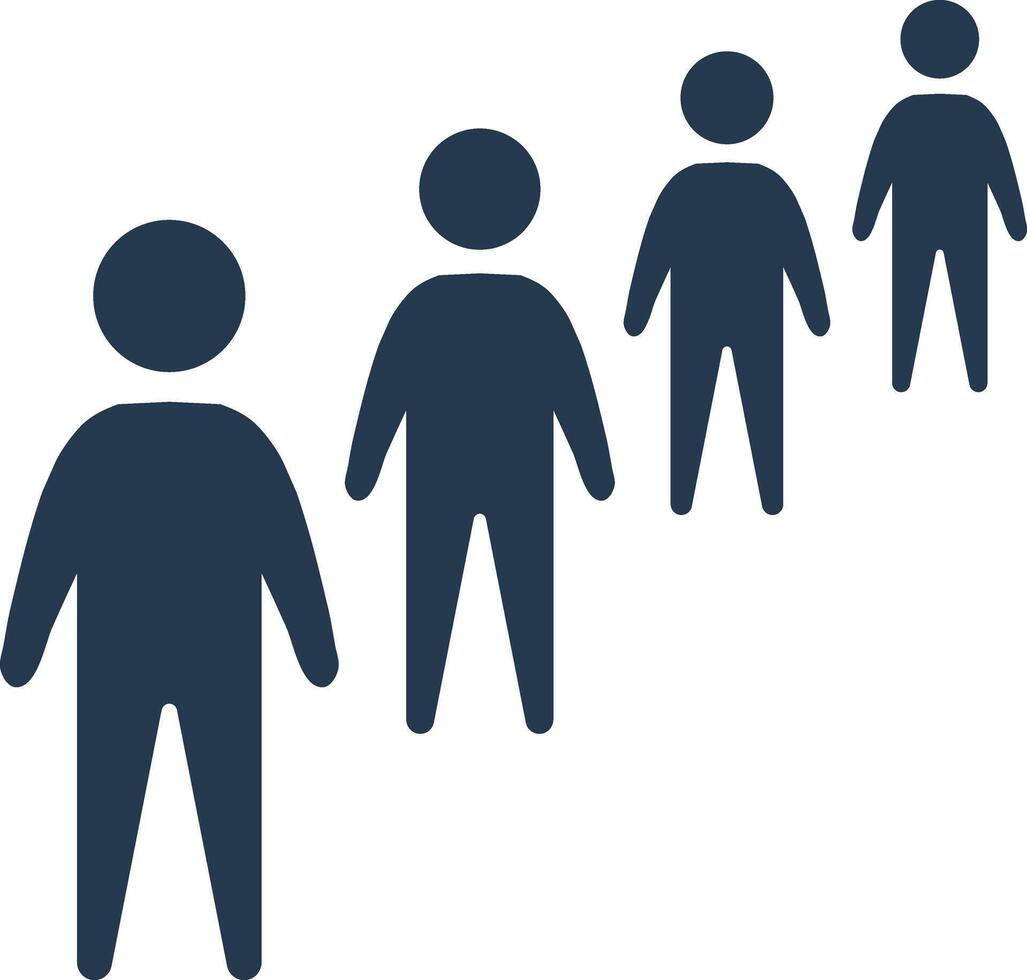 Candidates group icon vector