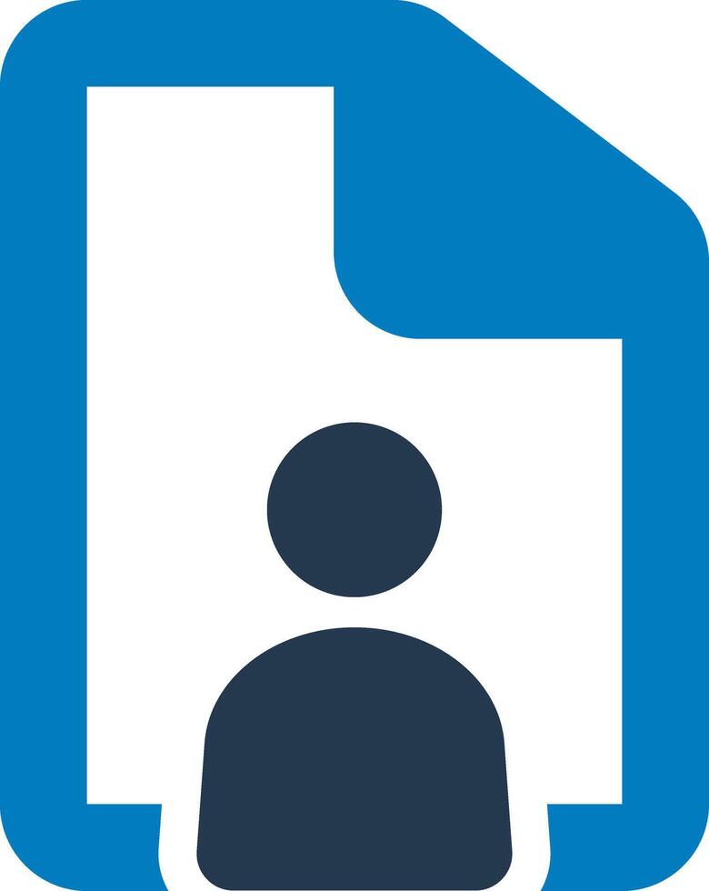 Account document icon vector