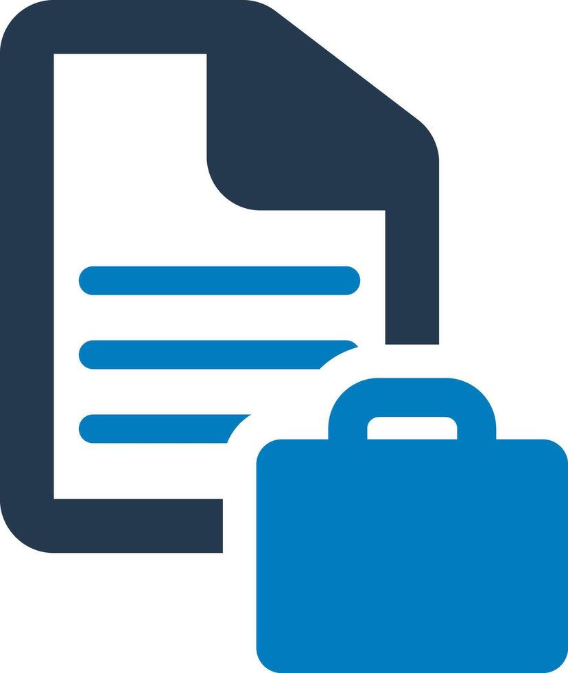 Case document icon vector