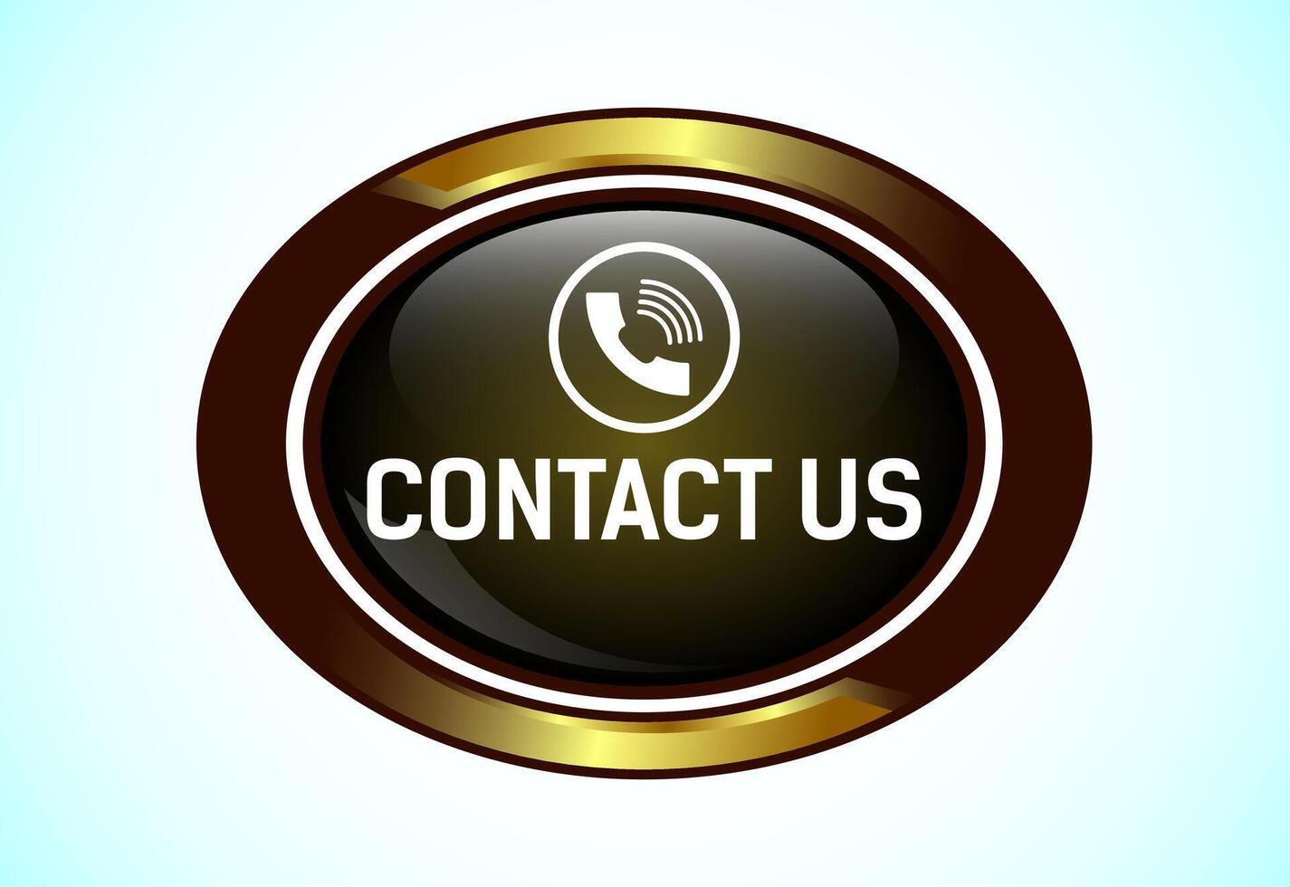 Contact us button illustration, Suitable for mobile app, and website UI design vector