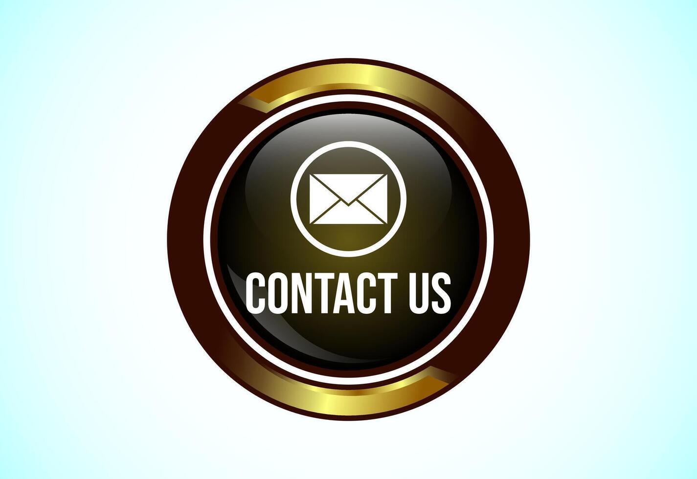 Contact us button design illustration, Suitable for mobile app vector