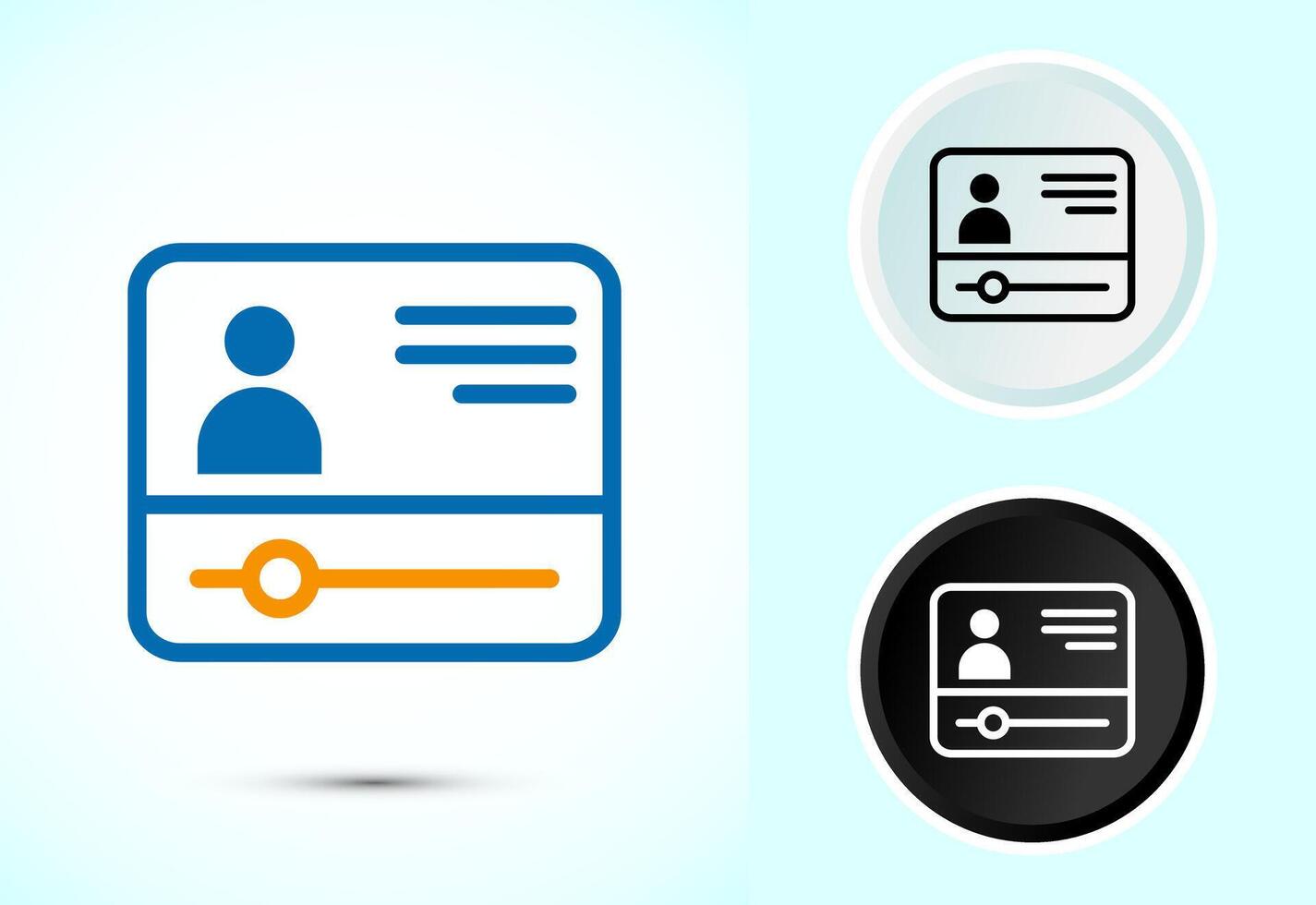 lectures icon illustration, conference icon, Online seminar symbol vector