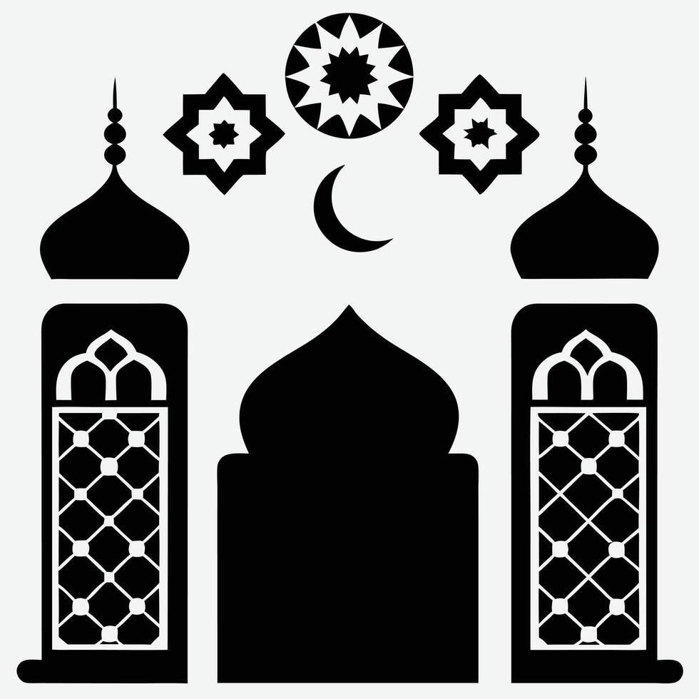 mosque Icon. mosque Icon black mosque Icon Art vector