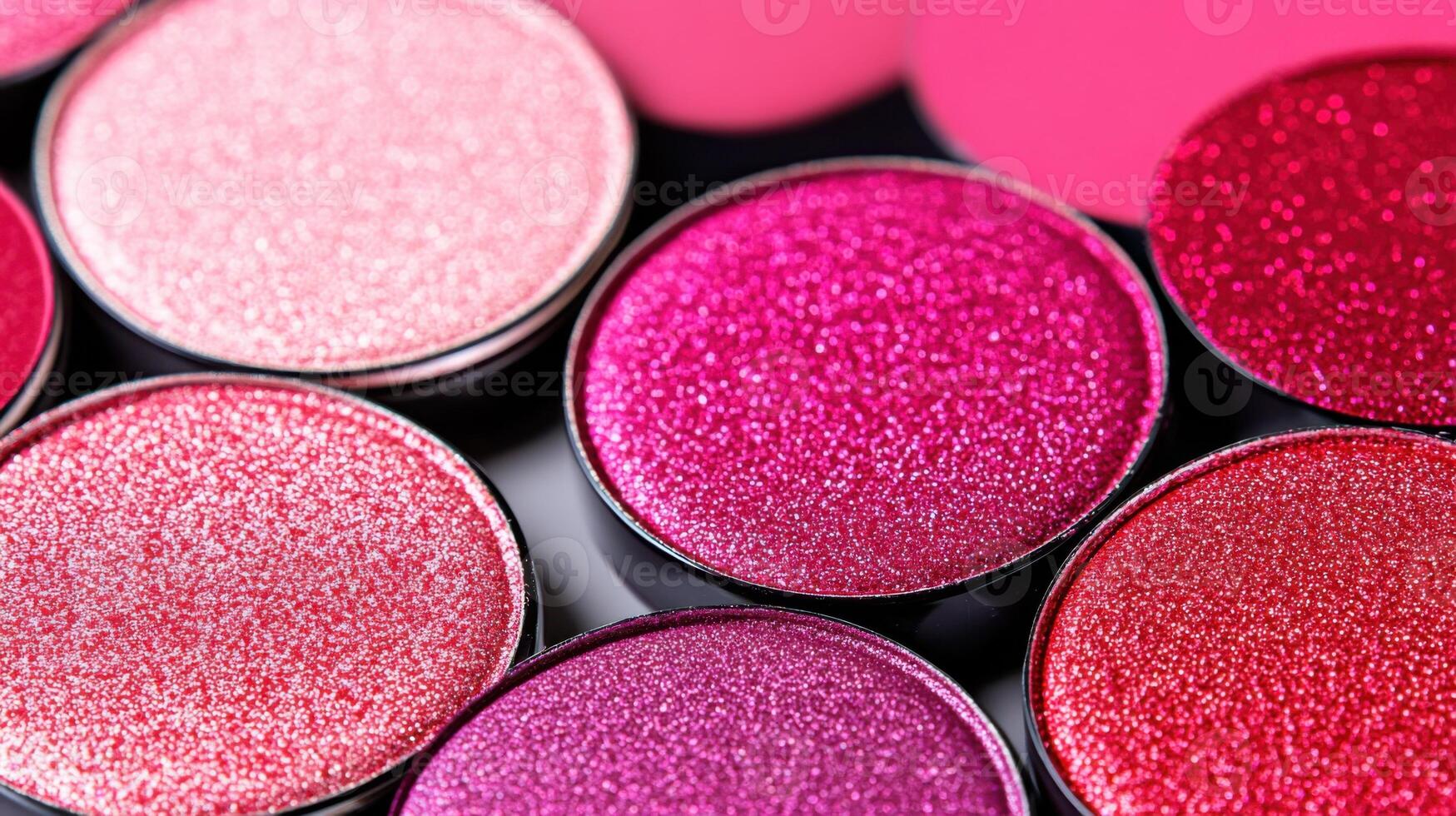 Rich red and burgundy eyeshadow palette offers glamorous beauty options with metallic and matte finishes for captivating looks photo