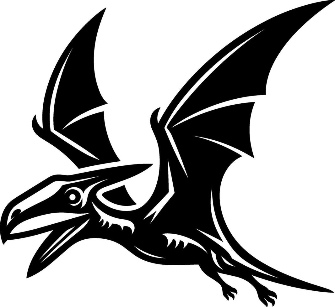 Pterodactyl Prehistoric Silhouette vector