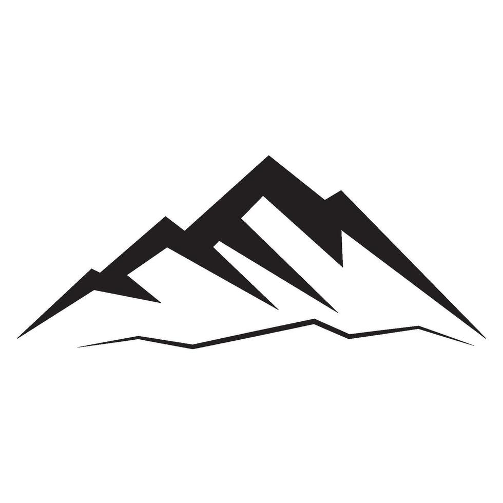 high mountain icon illustration design template vector