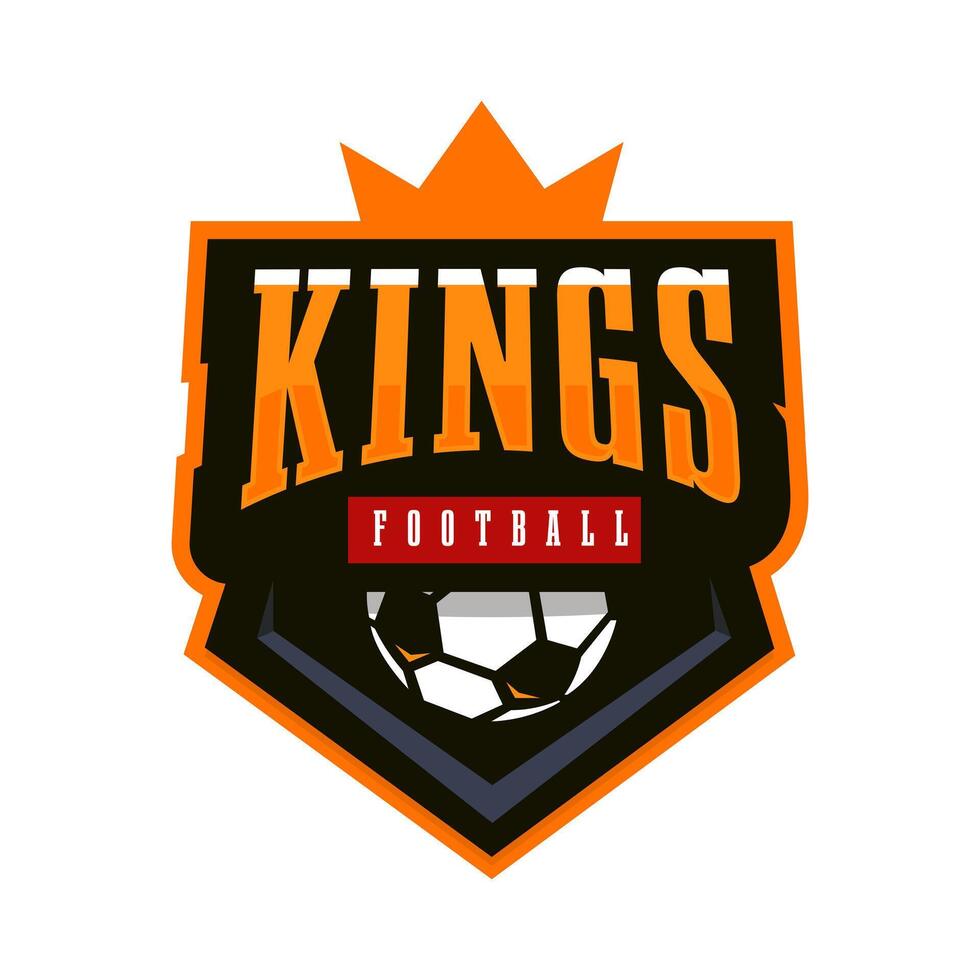King football logo for team vector