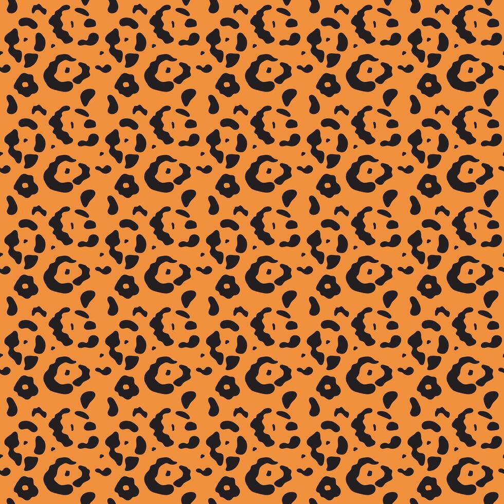 Leopard skin seamless pattern colorful design vector