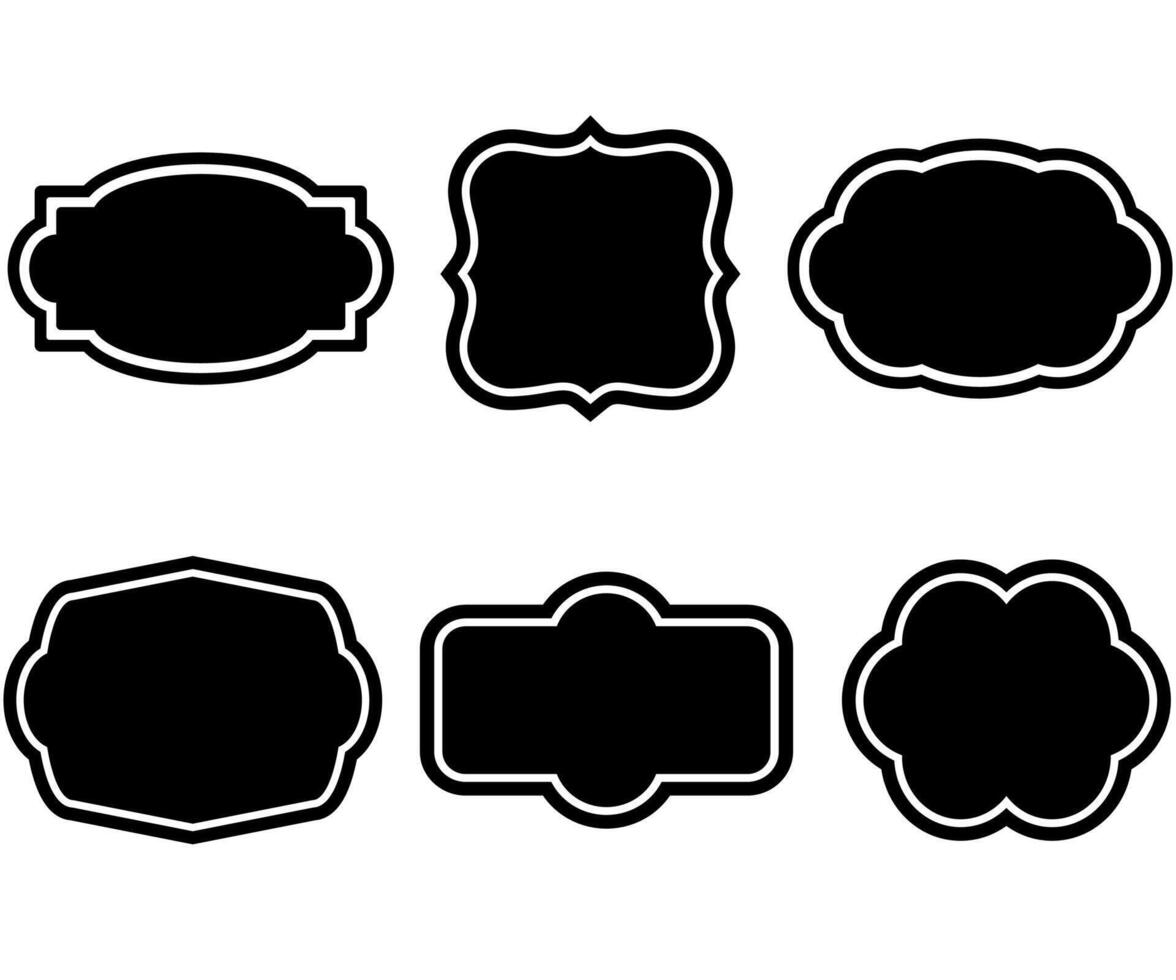 Sales tag description price label collection vintage illustration vector