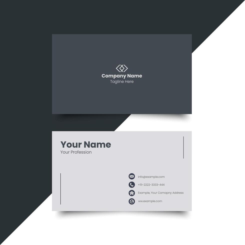 Business card design vector