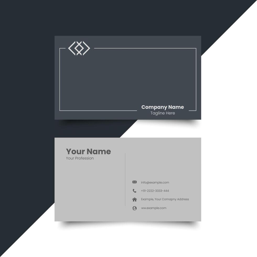 Professional business card vector