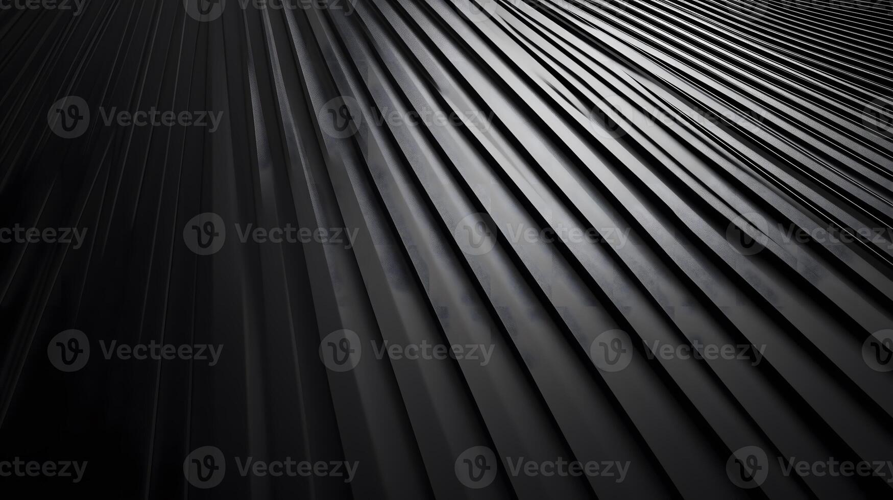 Dark Abstract Metallic Surface with Flowing Parallel Lines photo