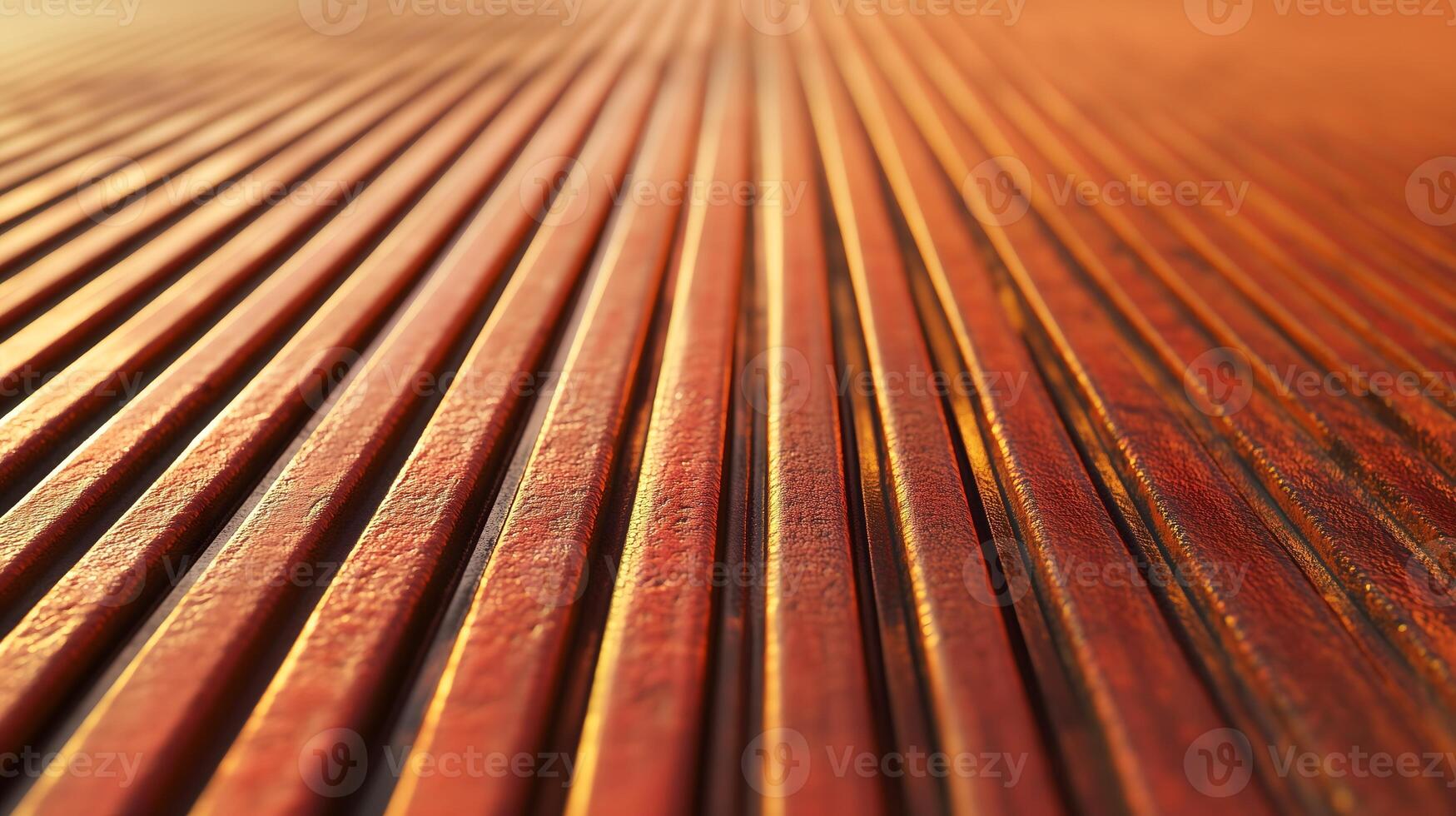 Golden Textured Surface with Parallel Lines and Warm Lighting photo