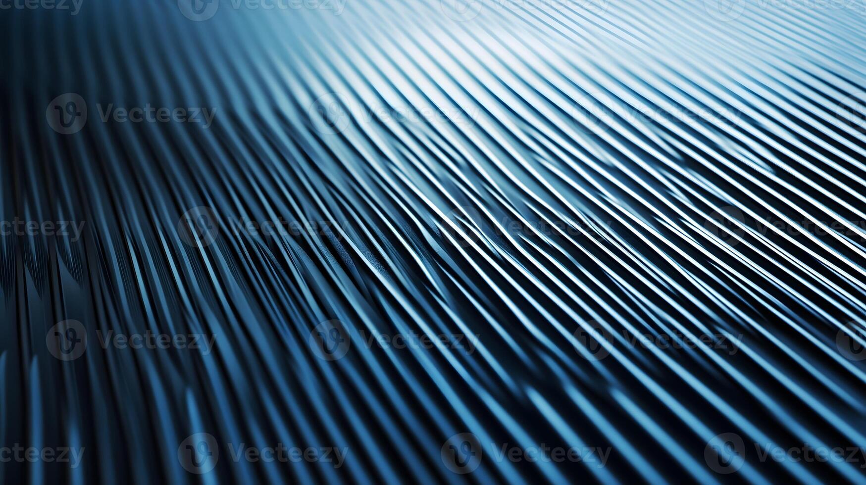Futuristic Blue Metallic Surface with Dynamic Linear Texture photo