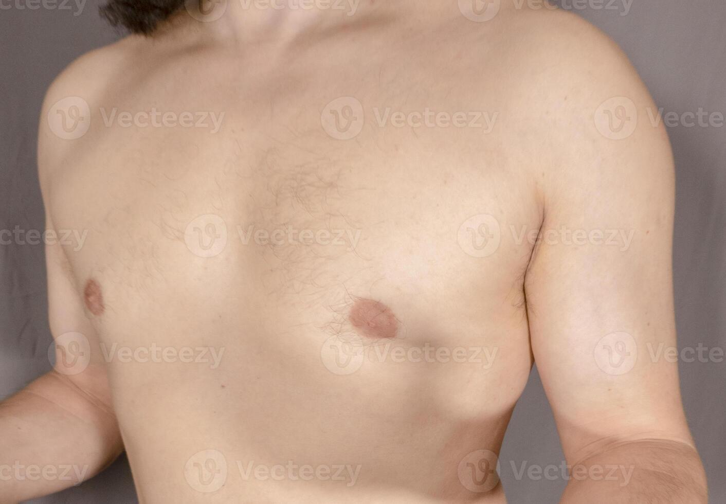 Male model posing tors photo