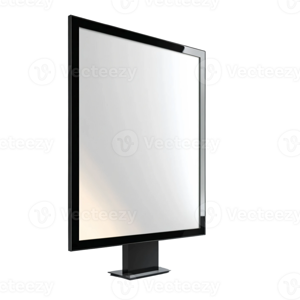 A large black screen with a mirror on it png