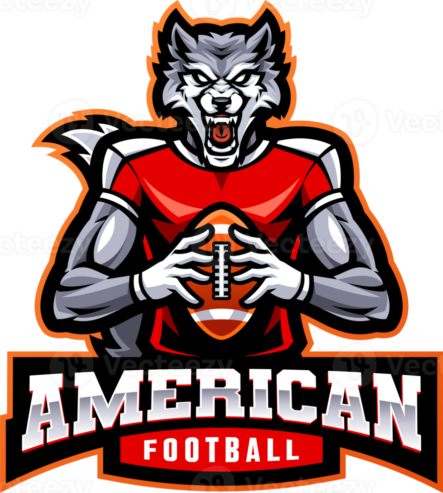 American football esport mascot png