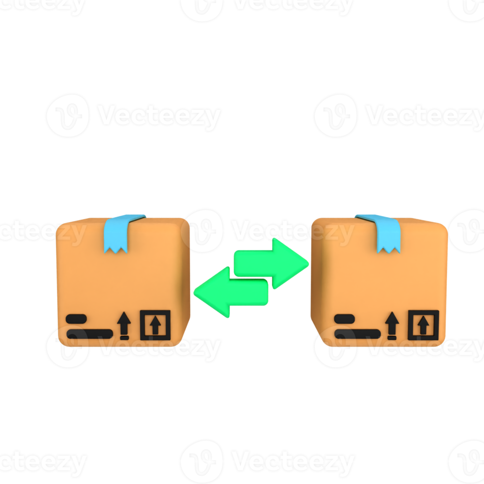 delivery process sign 3d icon png