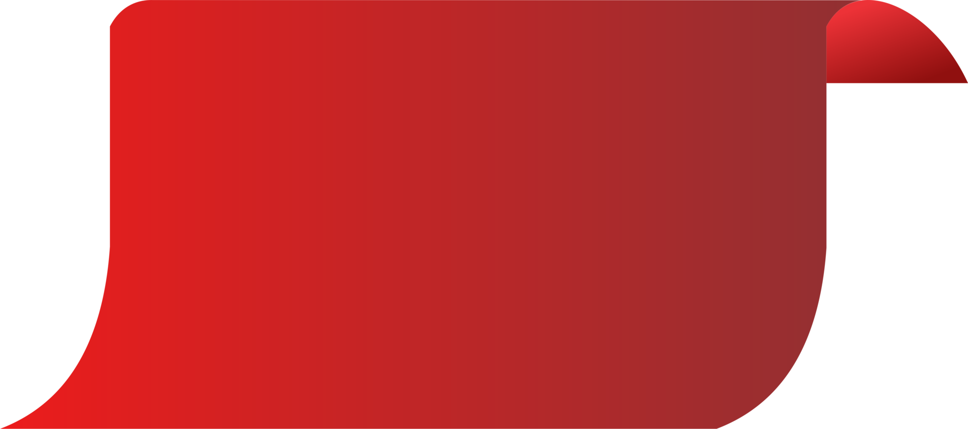 Banner red color png