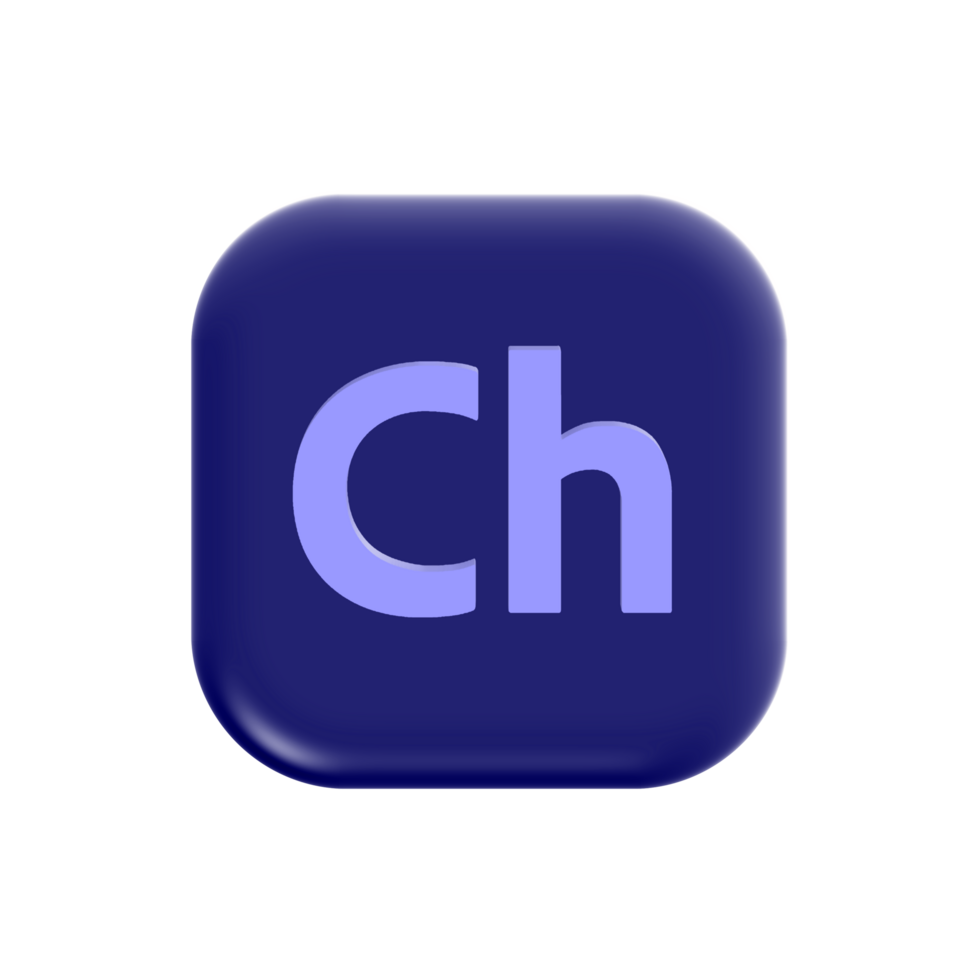 Adobe Character Animator icon on transparent background png
