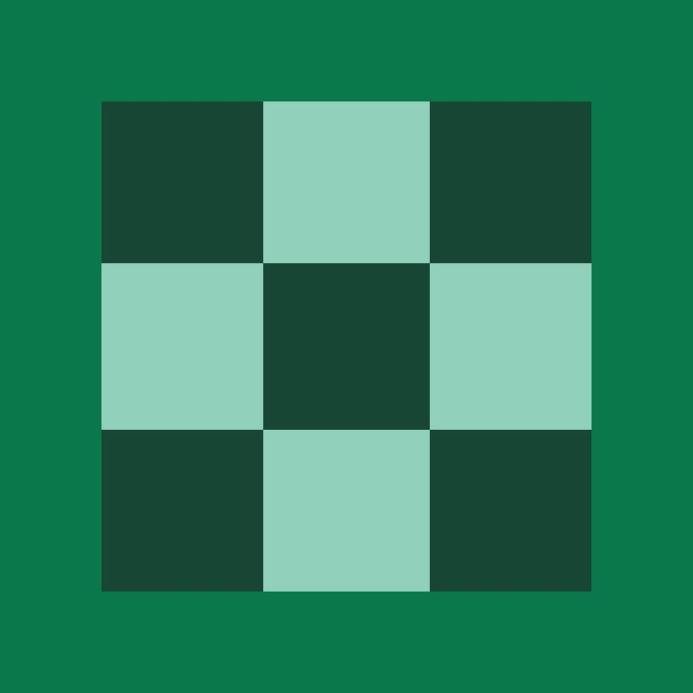 A green square with squares on it vector