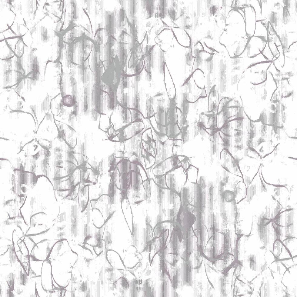 A gray and white floral wallpaper with a large flower vector