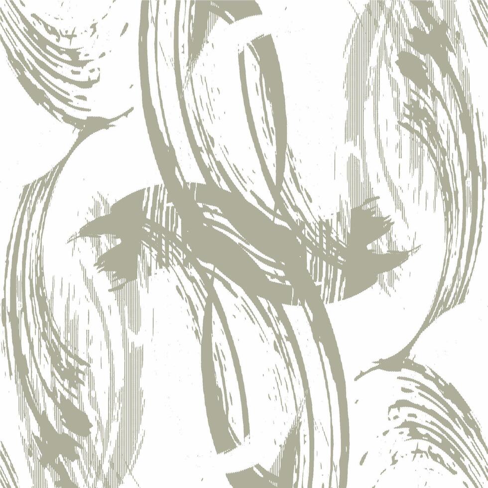 A white and gray abstract painting with swirls vector