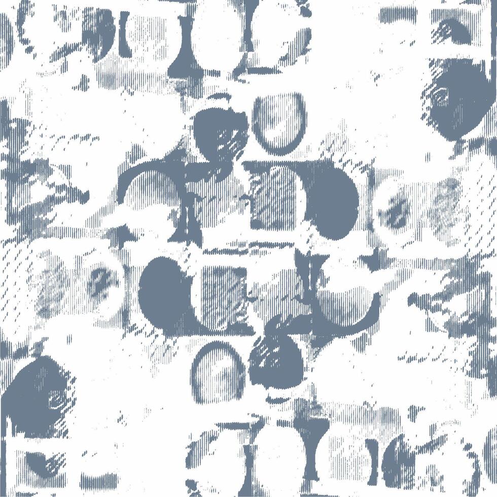 A blue and white abstract pattern with many circles vector