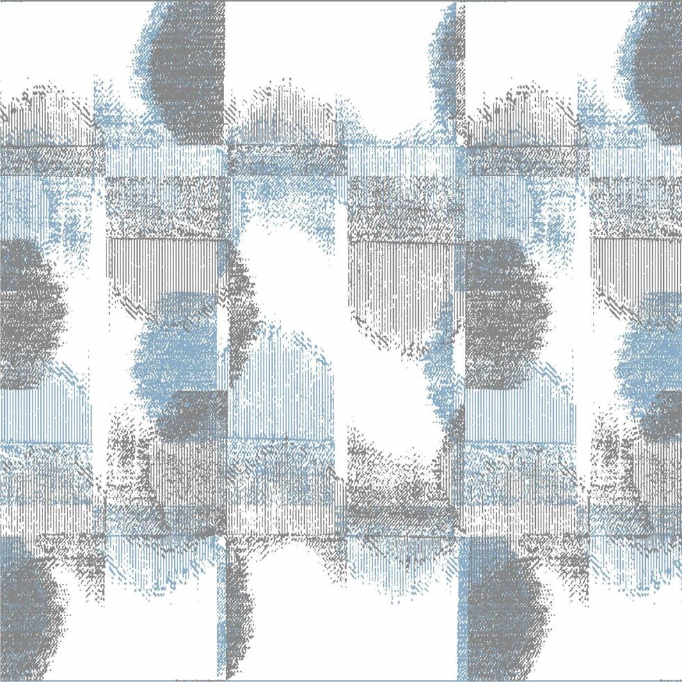 A blue and white checkered pattern vector