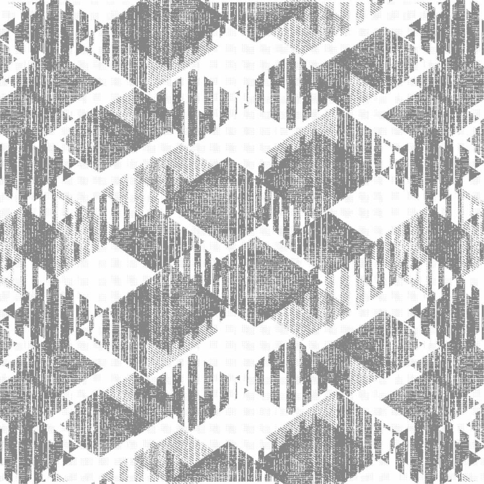A gray and white geometric pattern vector
