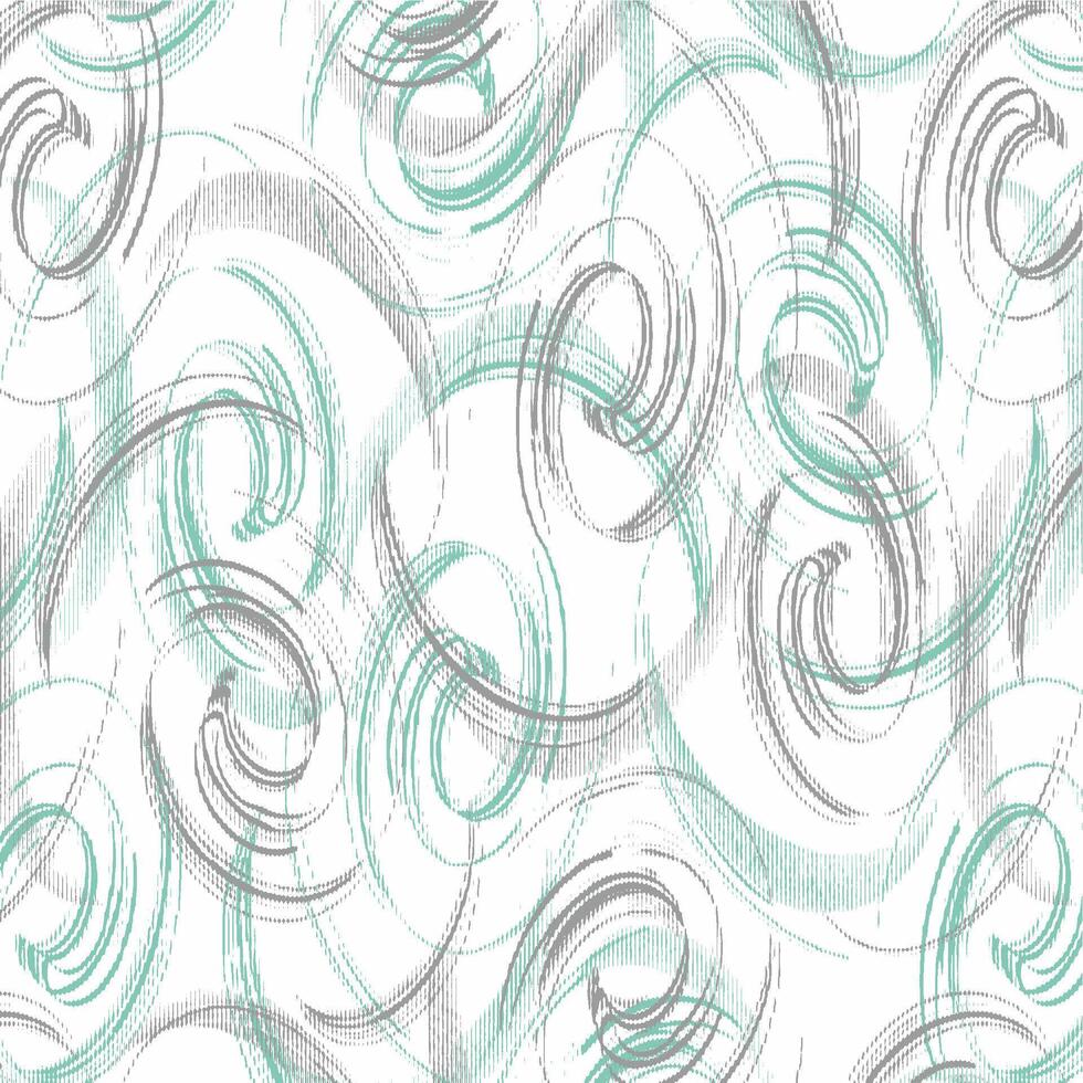 A green and white background with a swirl design vector