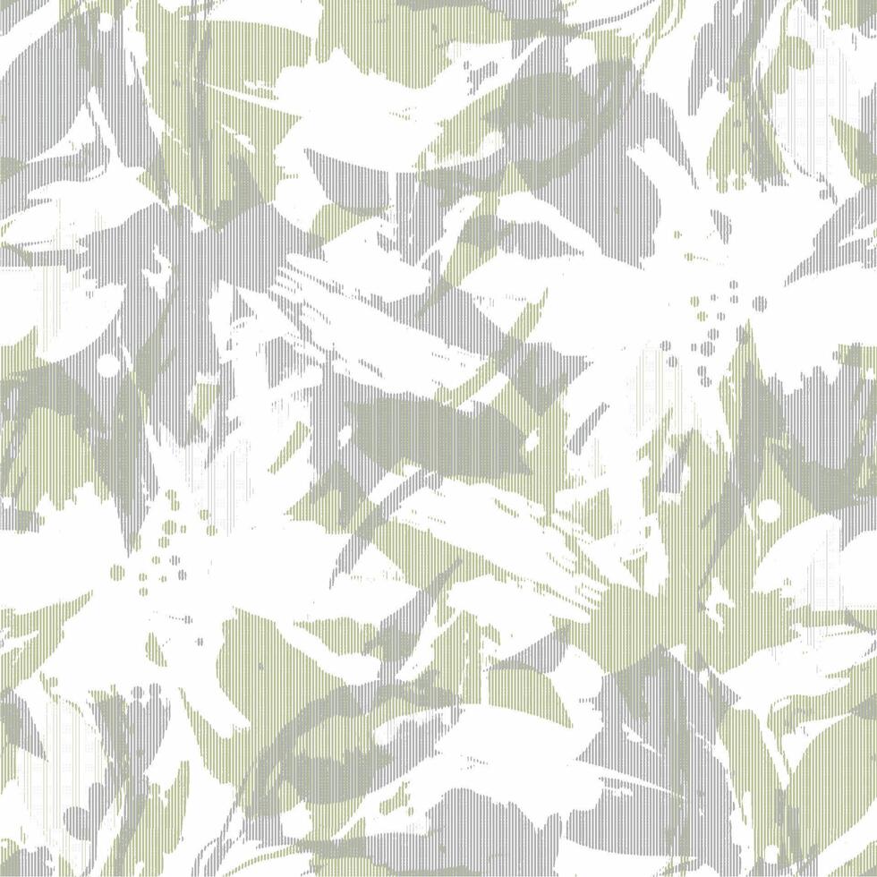 A green and white abstract wallpaper pattern vector