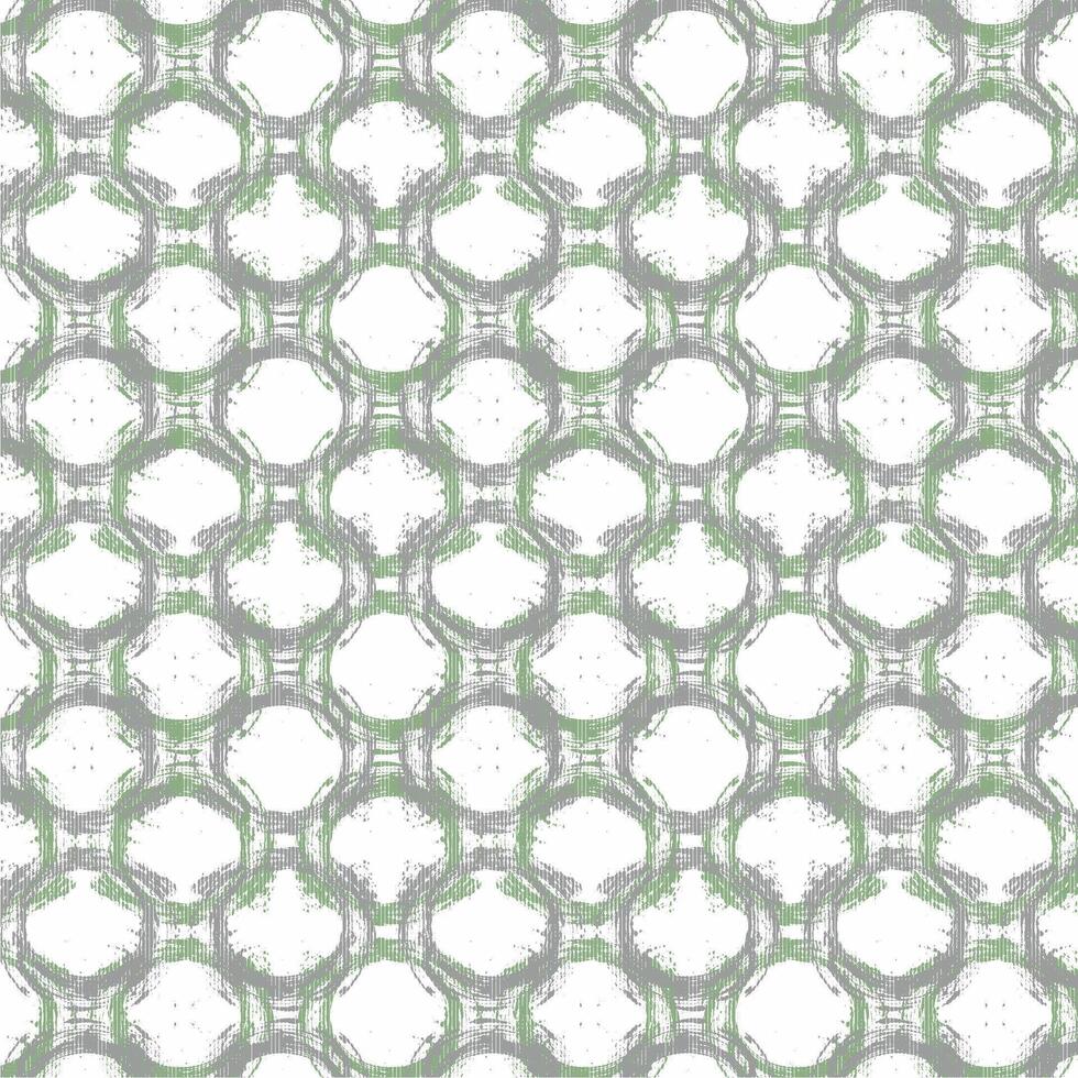 A green and white pattern with circles vector