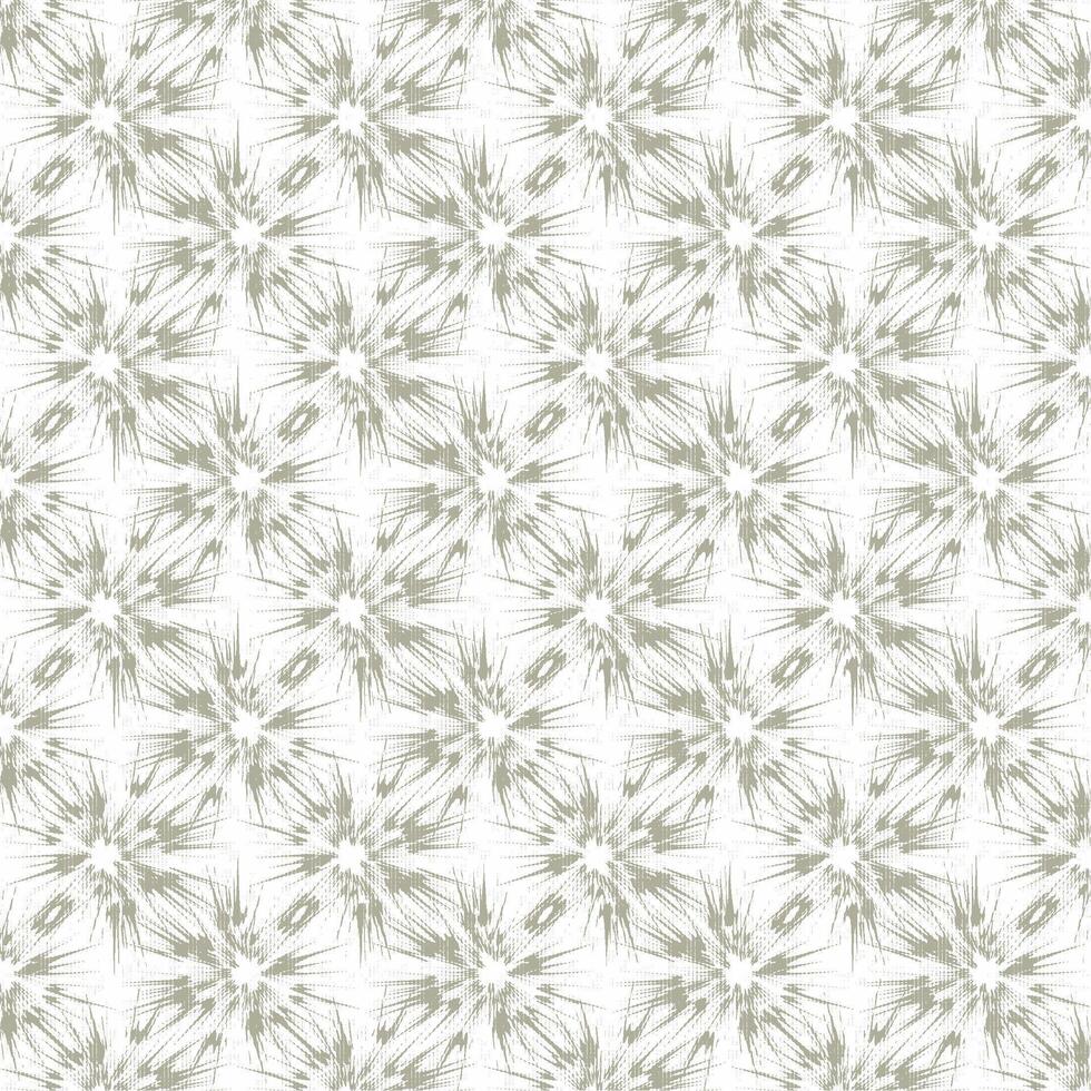 A white and gray pattern with flowers vector