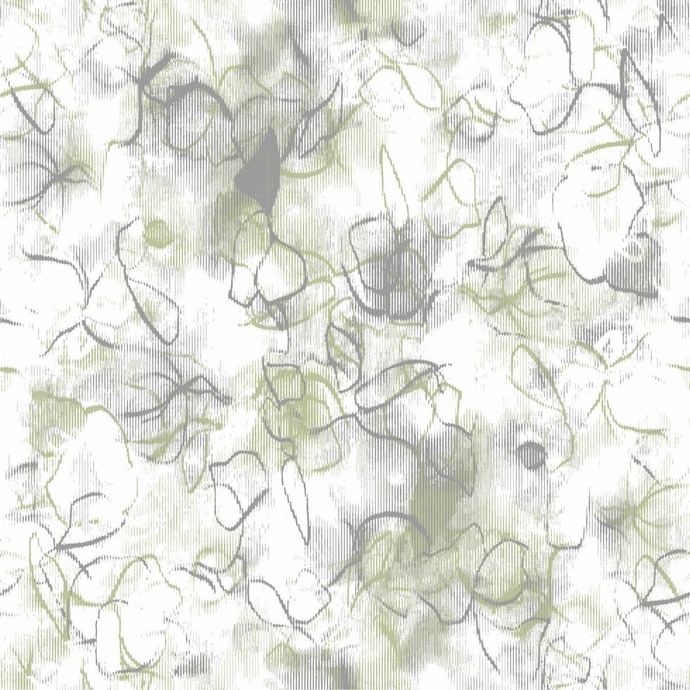 A green and white abstract wallpaper with a lot of leaves vector