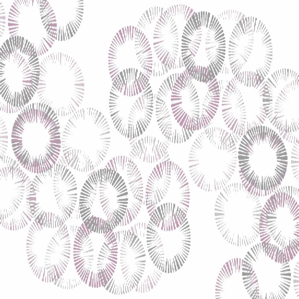 A pattern of circles in purple and white vector