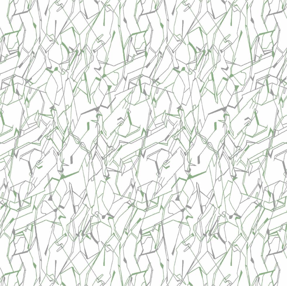 A green and white pattern with many lines vector