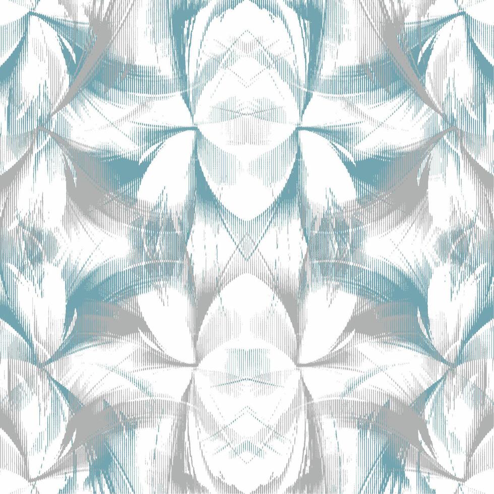 A blue and white abstract pattern vector