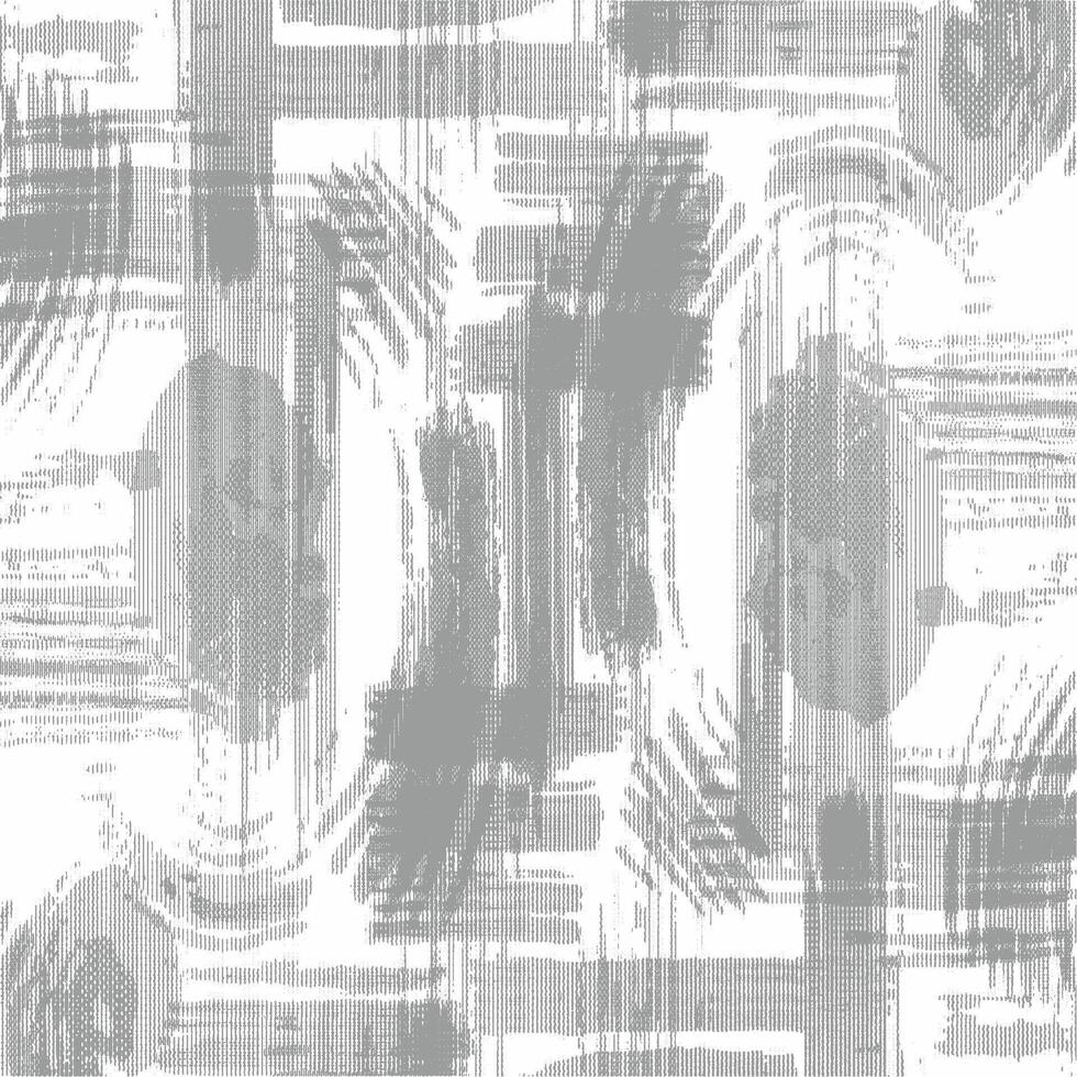 A gray and white abstract wallpaper with a brush stroke pattern vector