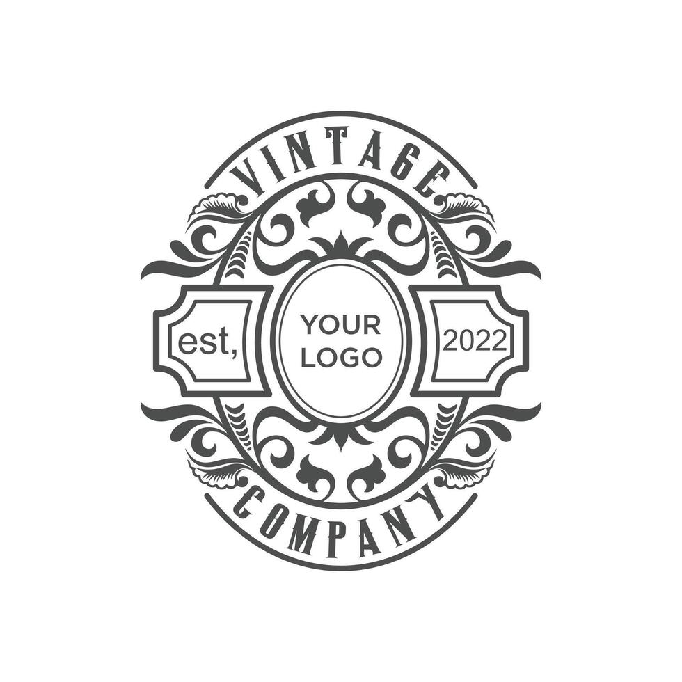 Template Design Vintage Hand Drawn Banner, Illustration Design vector