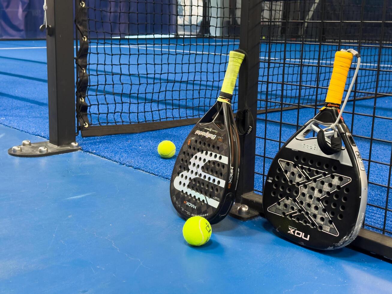 Kyiv, Ukraine, November 4, 2024. Padel racket, Bullpadel, photo