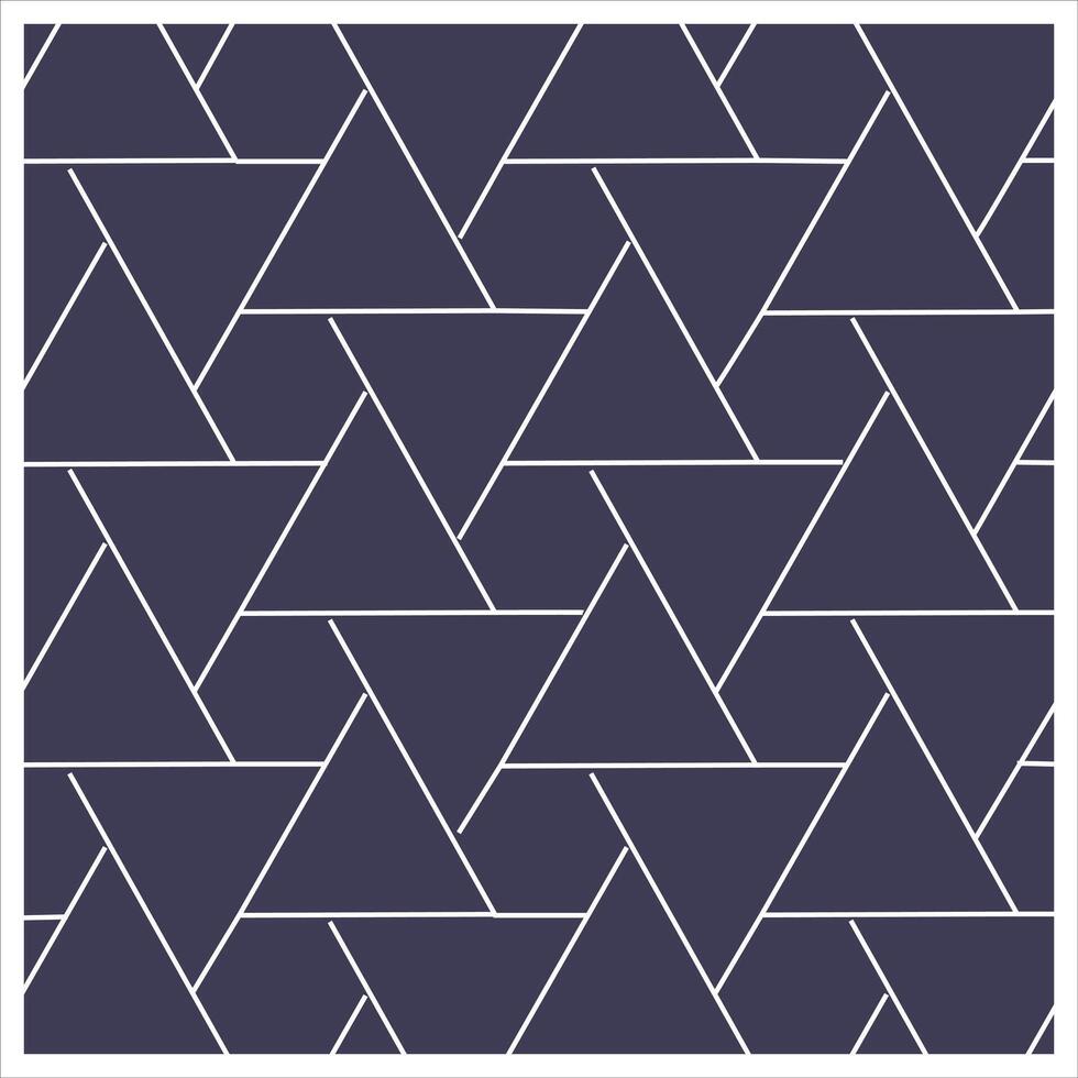 Blue Triangle pattern design vector