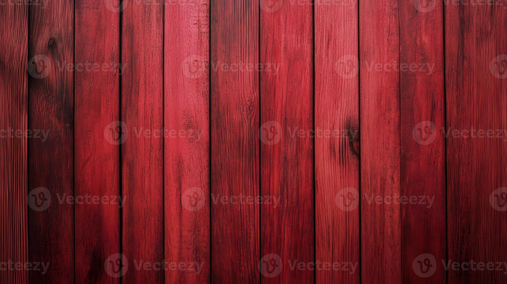 Wooden red planks arranged vertically creating a rustic and warm atmosphere in a cozy space photo