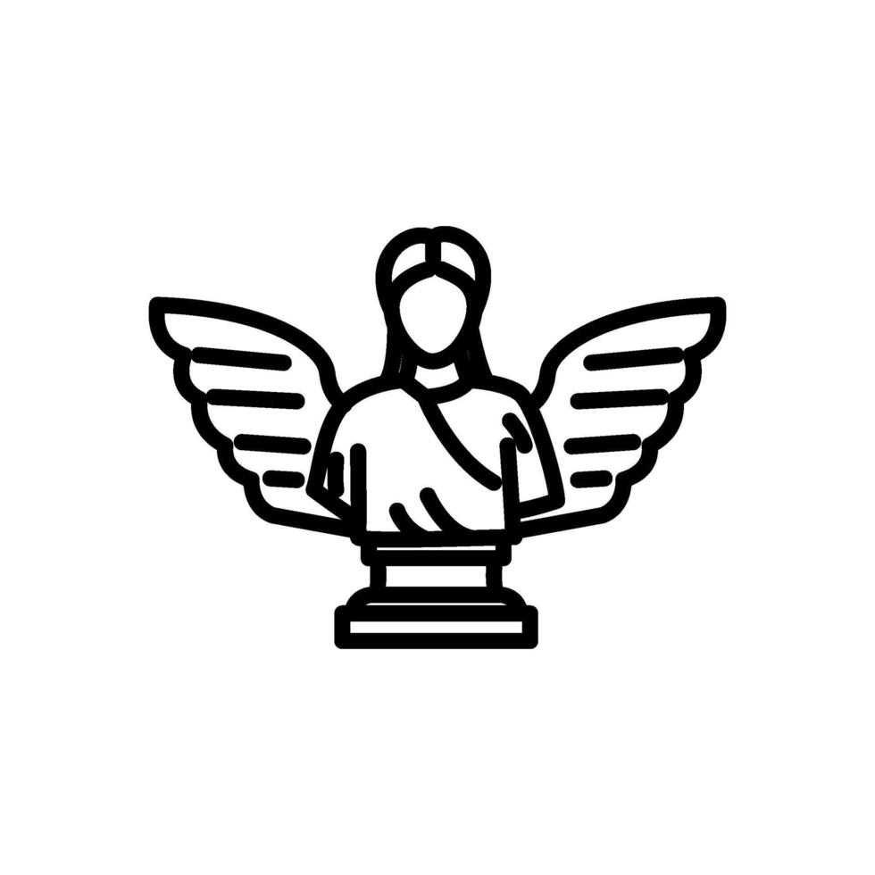 Monument icon, line style icon vector