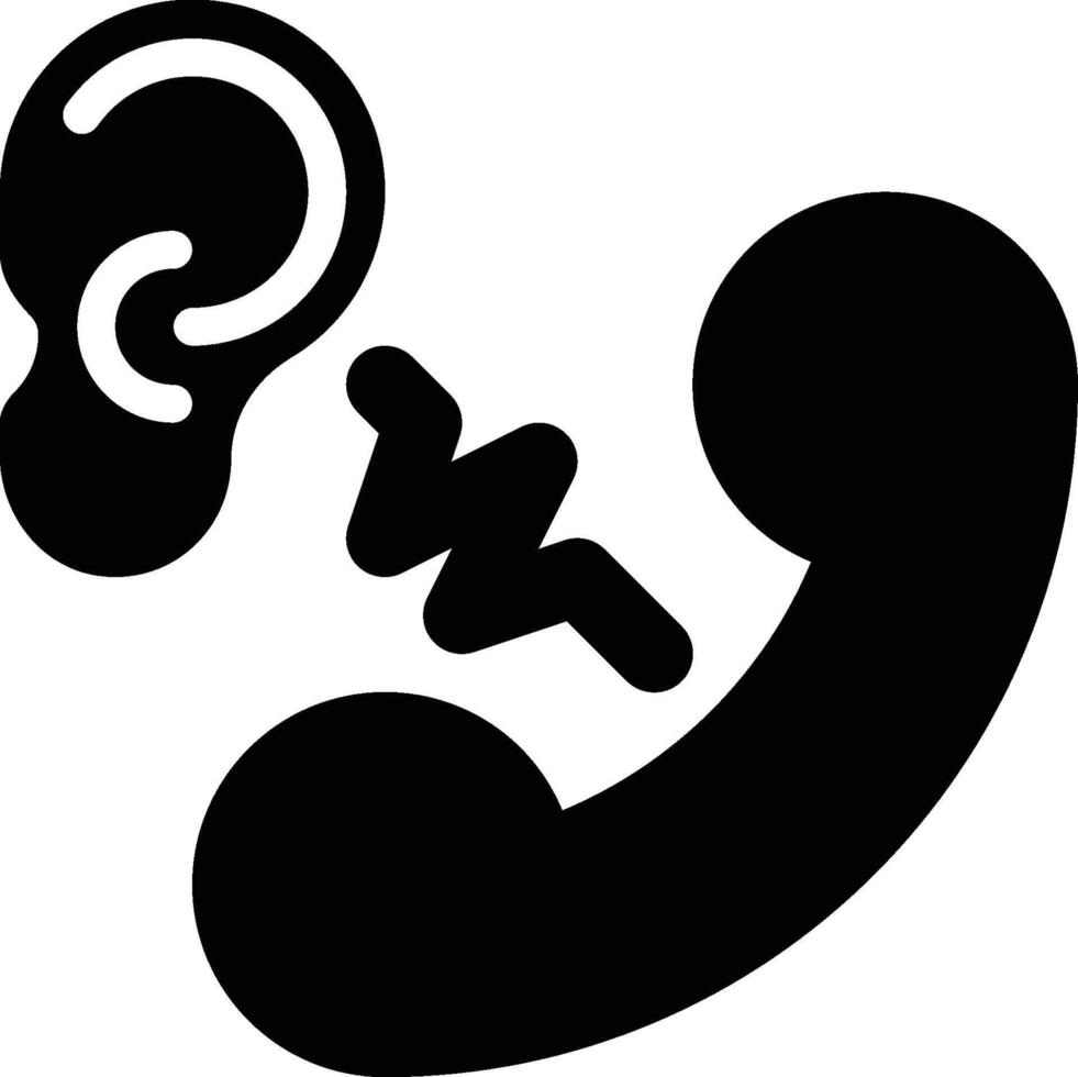 Wiretapping, Eavesdropping Glyph Solid Icon vector