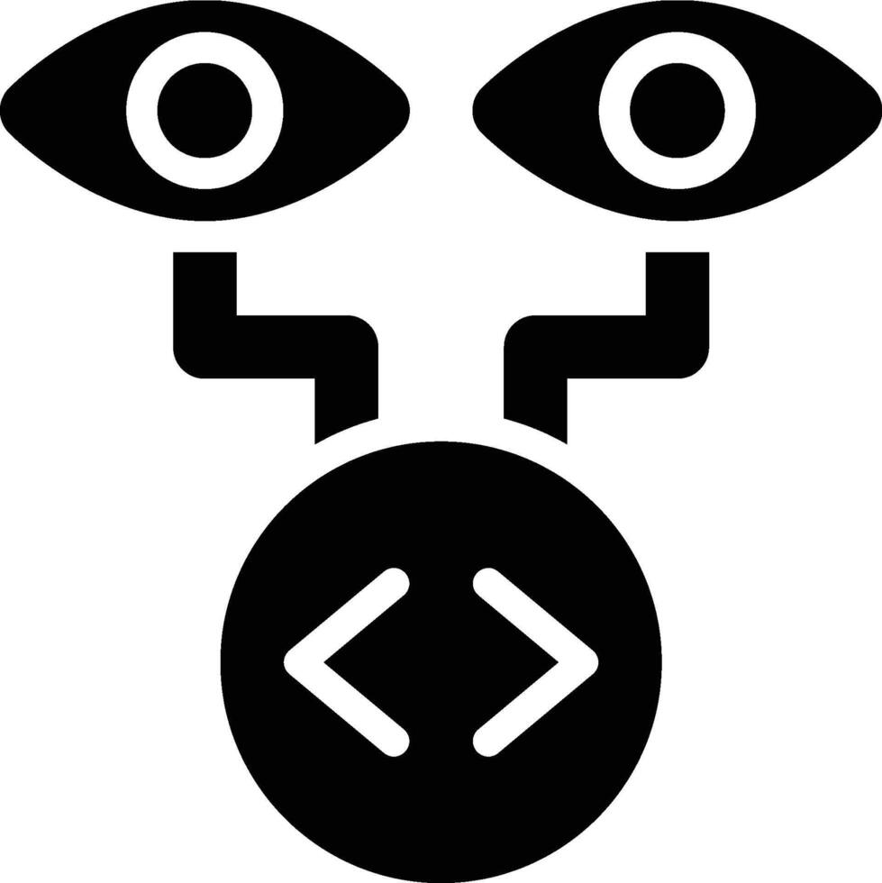 Spyware, Malware Glyph Solid Icon vector