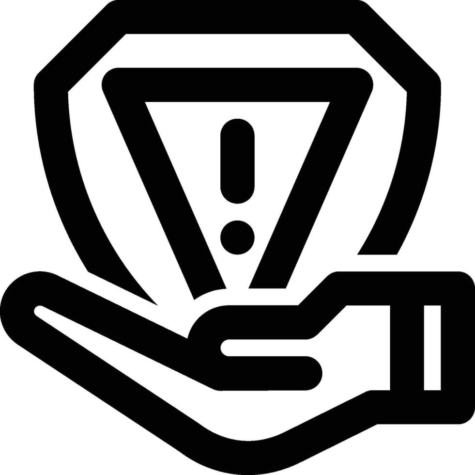 Incident Handling, Crisis Management, Risk Management Outline Icon vector